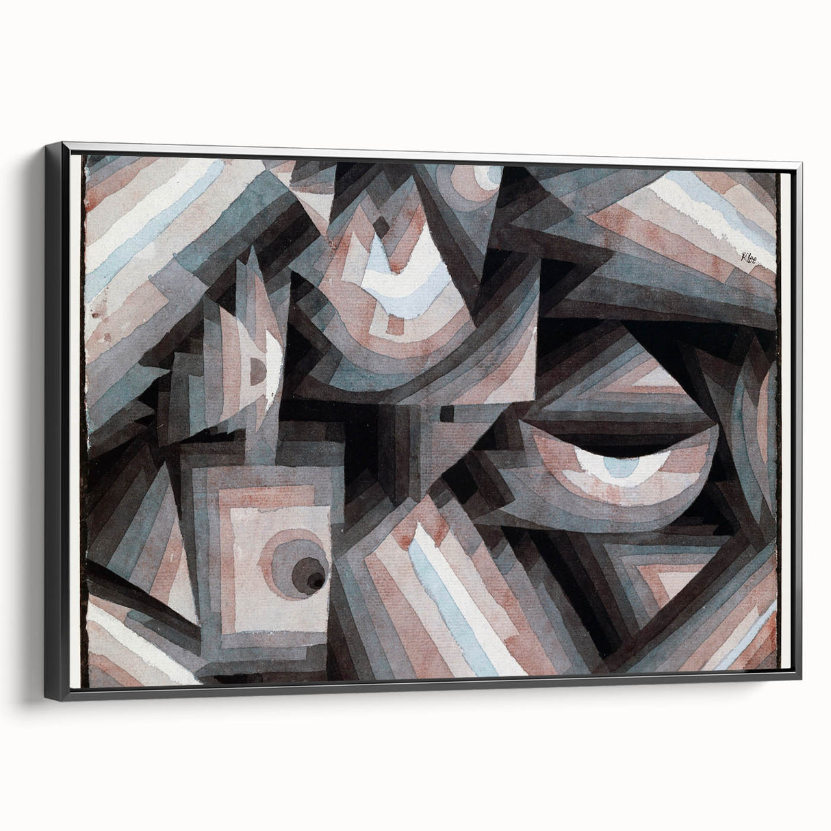 Modern Wall Art of Geometric Abstract Design - Minimalist Contemporary