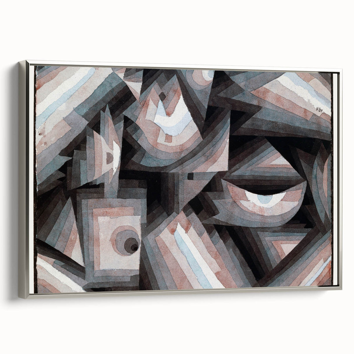 Modern Wall Art of Geometric Abstract Design - Minimalist Contemporary
