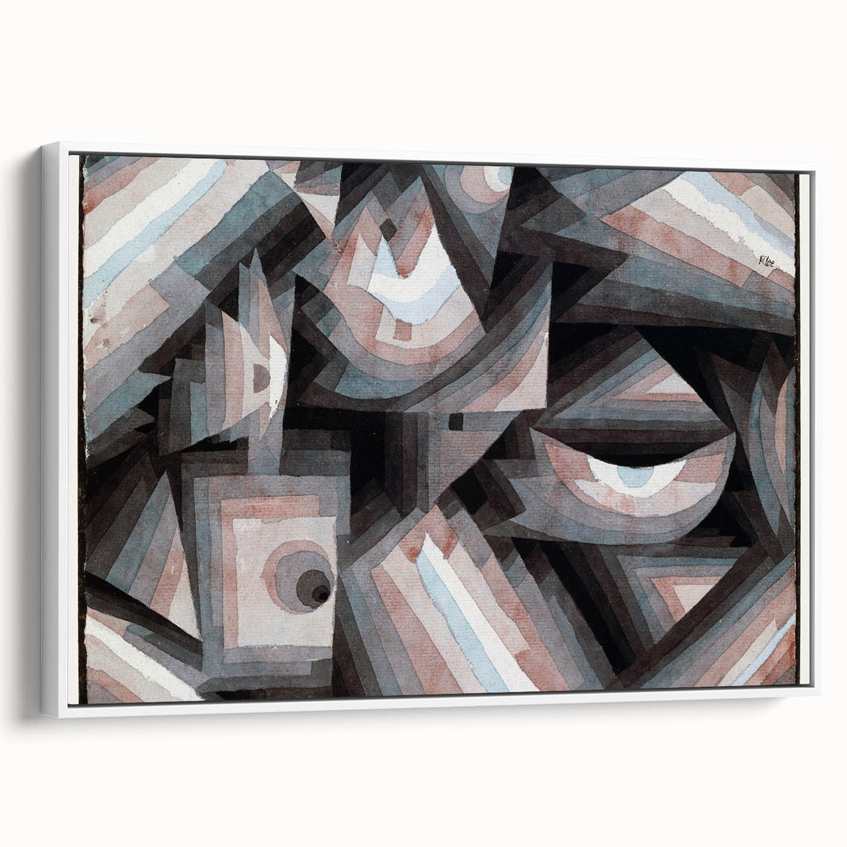 Modern Wall Art of Geometric Abstract Design - Minimalist Contemporary