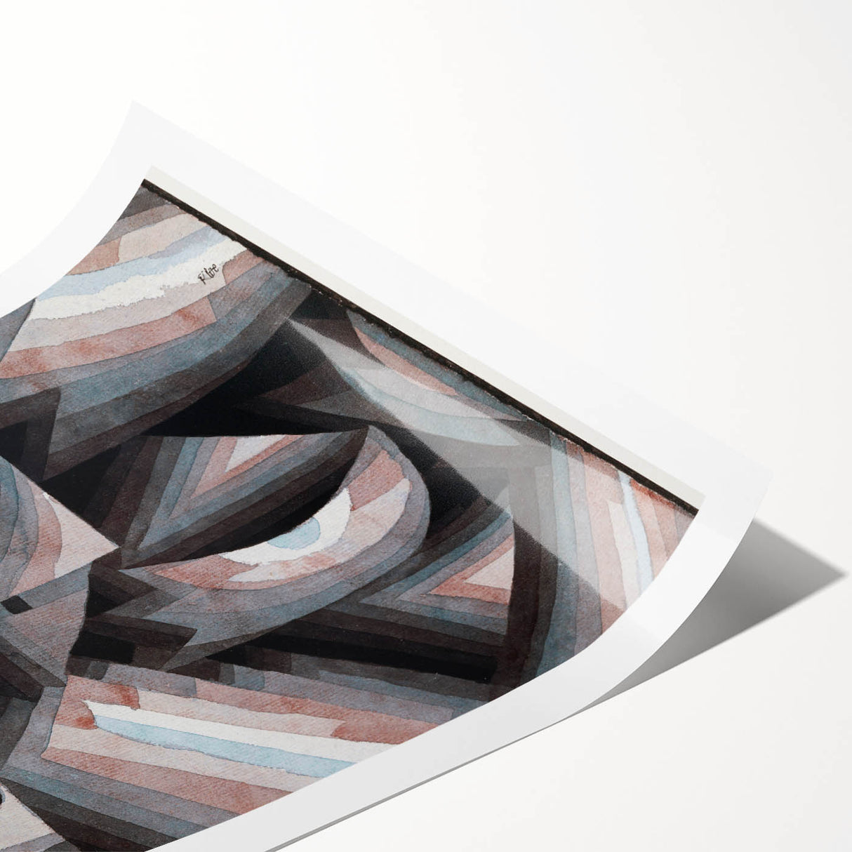 Modern Wall Art of Geometric Abstract Design - Minimalist Contemporary