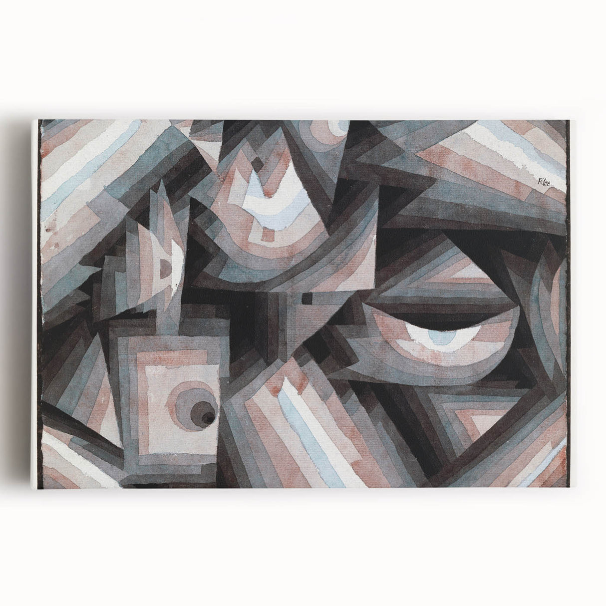 Modern Wall Art of Geometric Abstract Design - Minimalist Contemporary