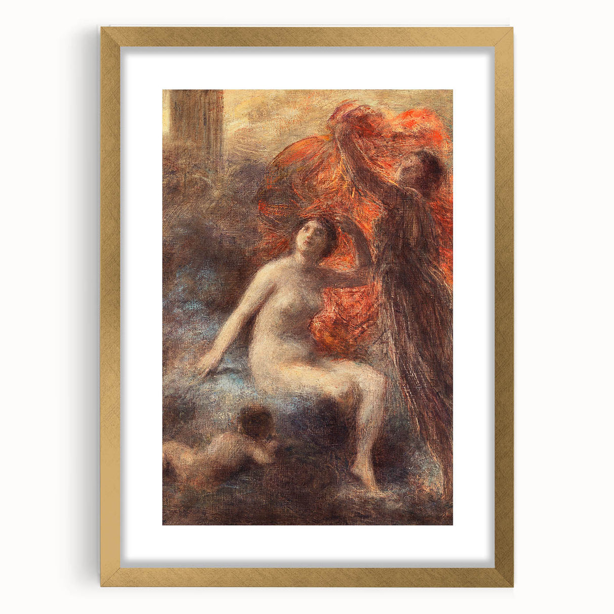 Modern Wall Art - The Palace of Aurora by Henri Fantin-Latour