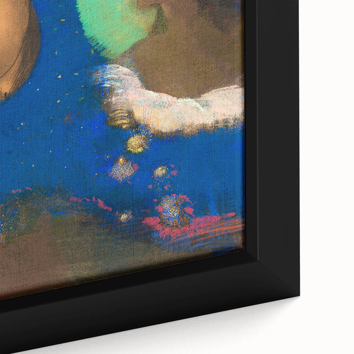 Modern Wall Art - Sita by Odilon Redon in Dreamlike Blues and Golds