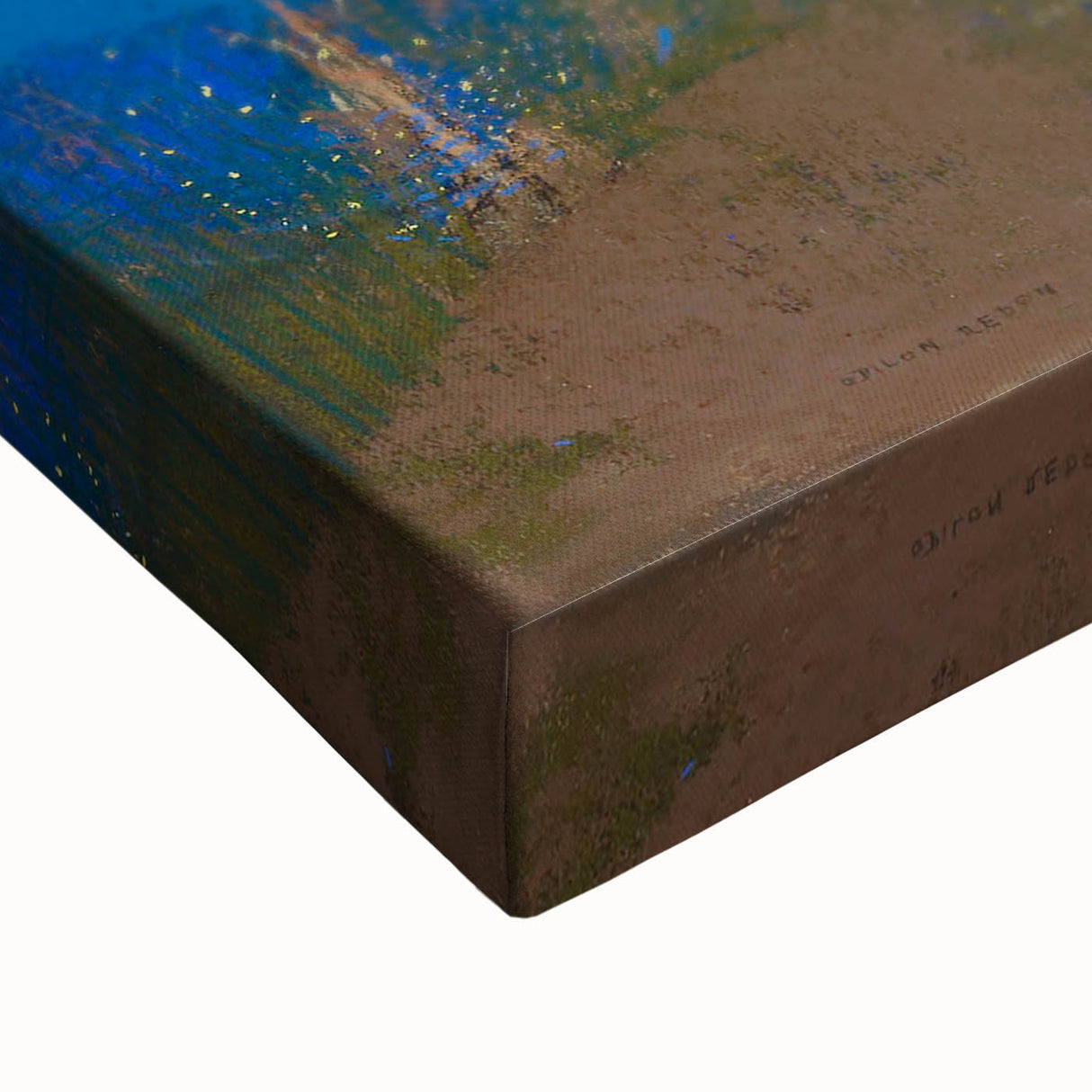 Modern Wall Art - Sita by Odilon Redon in Dreamlike Blues and Golds