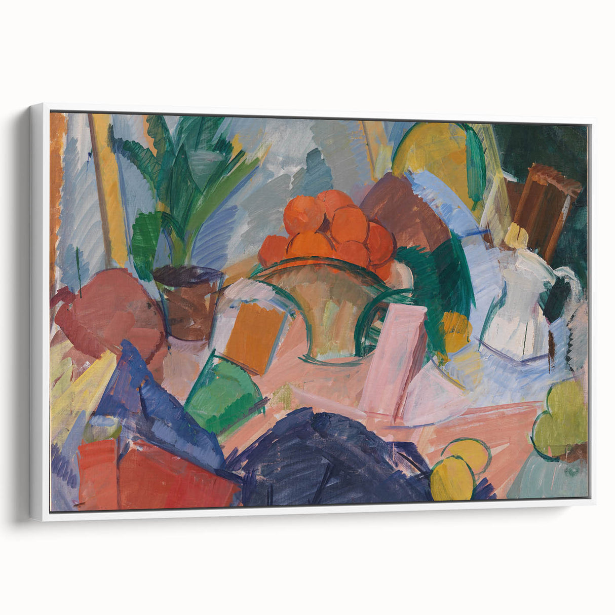 Modern Wall Art of Abstract Still Life with Oranges - Contemporary Style