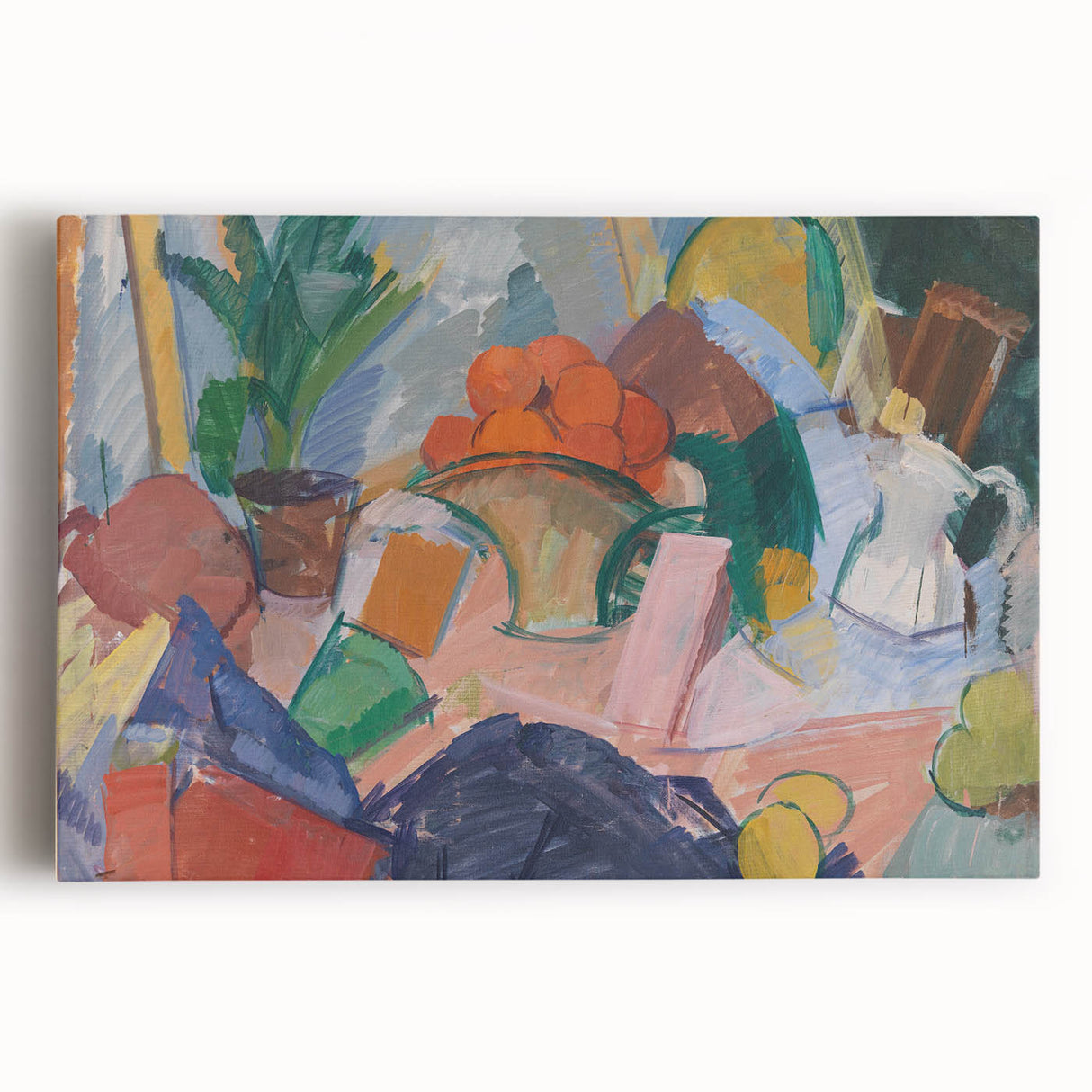 Modern Wall Art of Abstract Still Life with Oranges - Contemporary Style