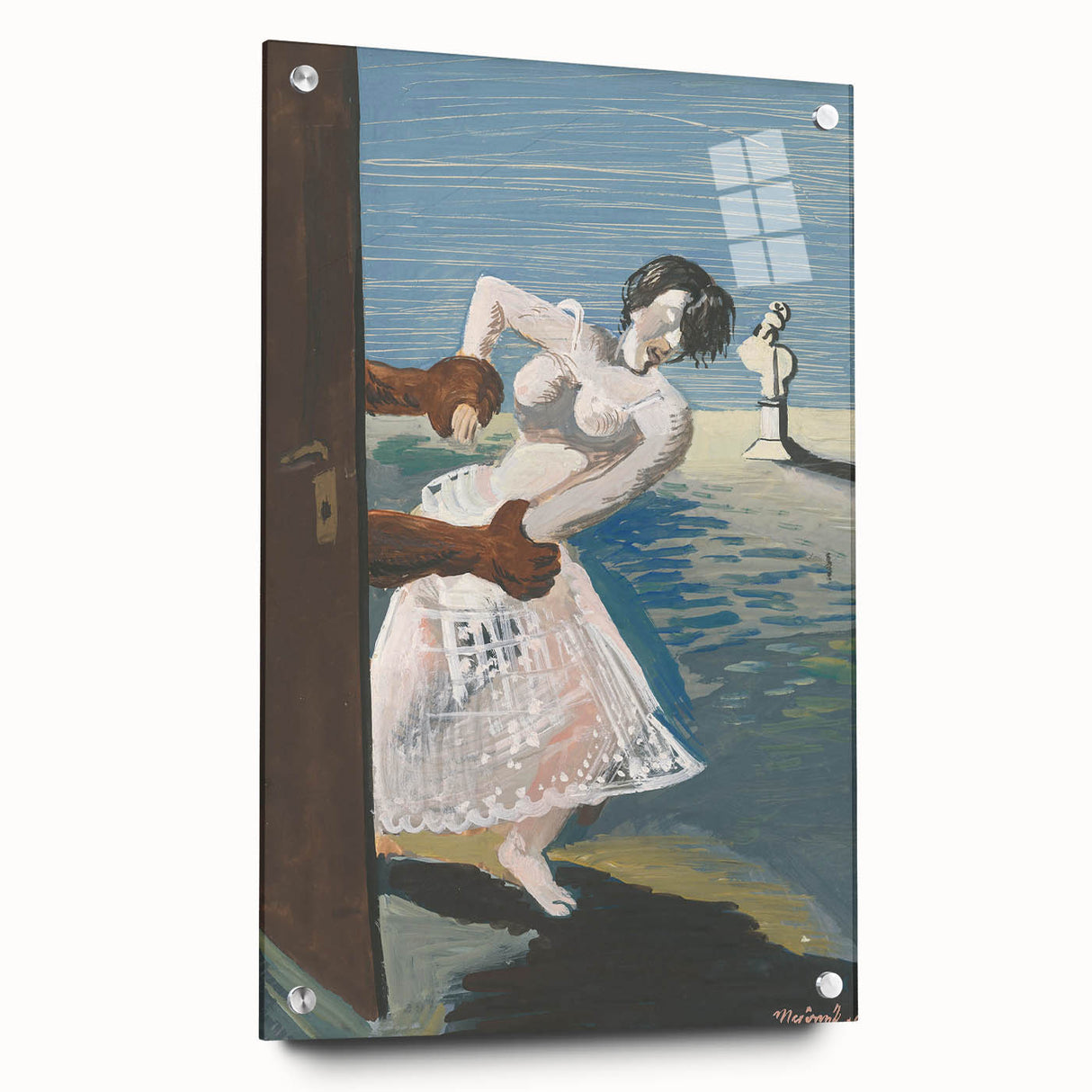 Modern Wall Art - Embrace by Cyprián Majerník in Surrealist Style