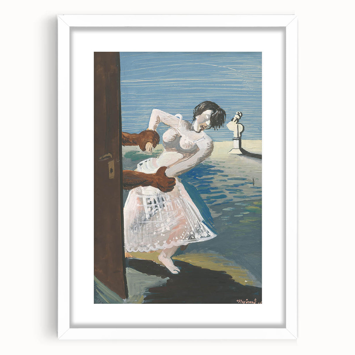 Modern Wall Art - Embrace by Cyprián Majerník in Surrealist Style