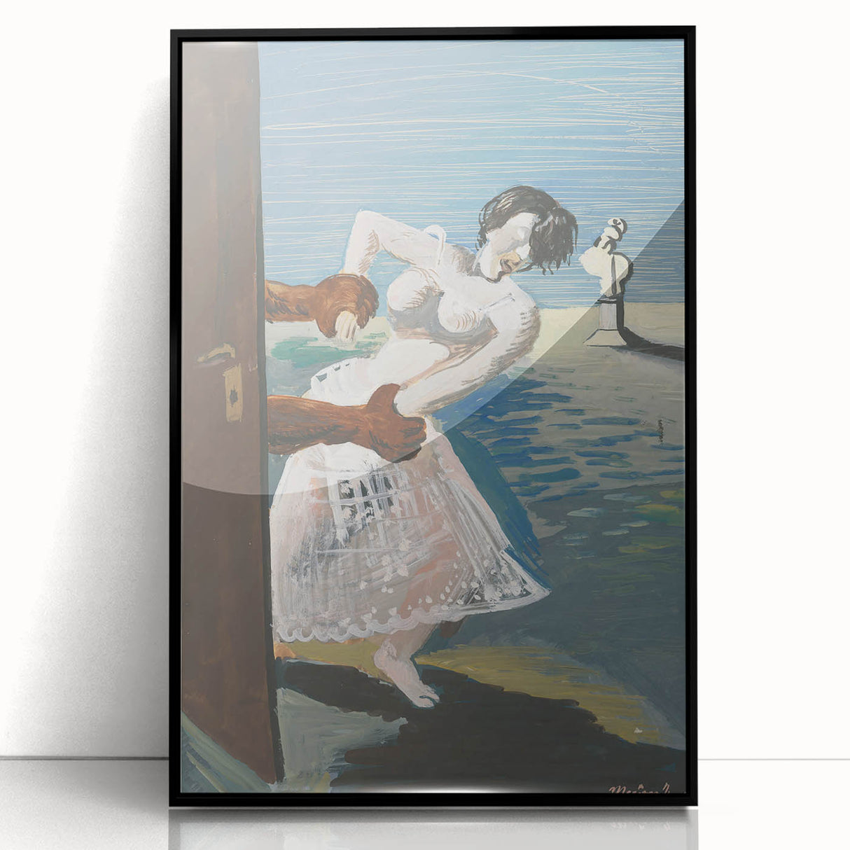 Modern Wall Art - Embrace by Cyprián Majerník in Surrealist Style