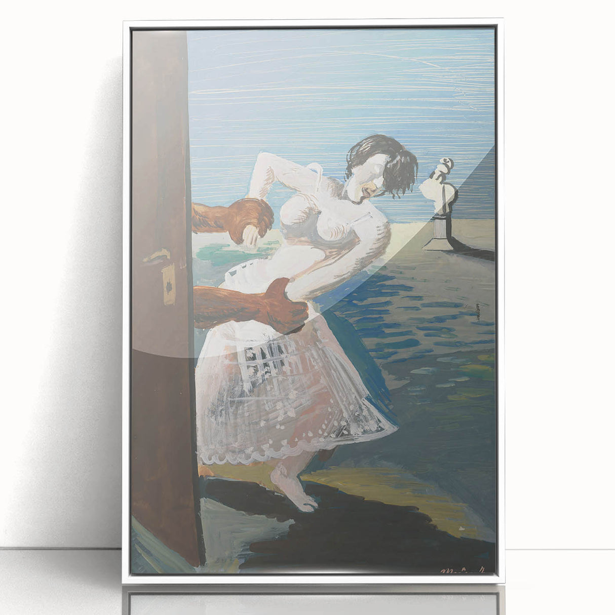 Modern Wall Art - Embrace by Cyprián Majerník in Surrealist Style