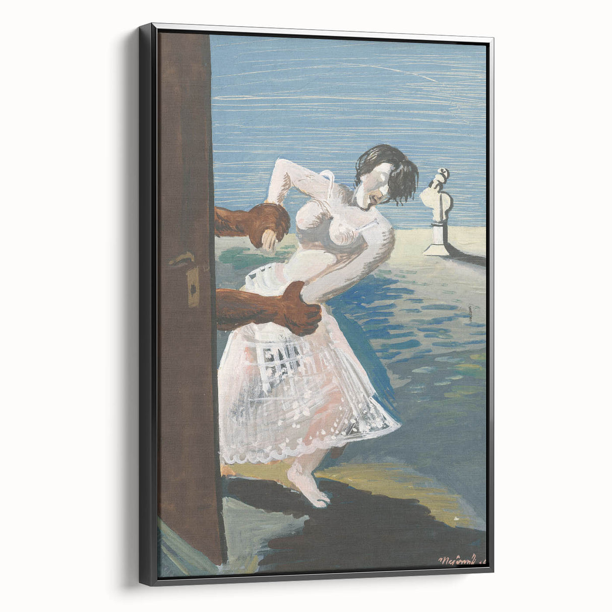 Modern Wall Art - Embrace by Cyprián Majerník in Surrealist Style