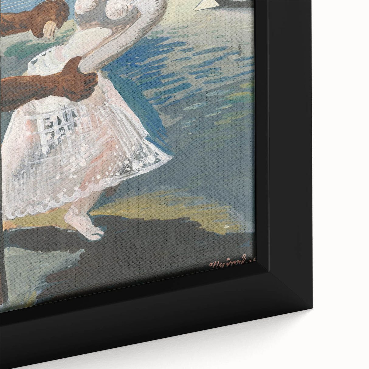 Modern Wall Art - Embrace by Cyprián Majerník in Surrealist Style