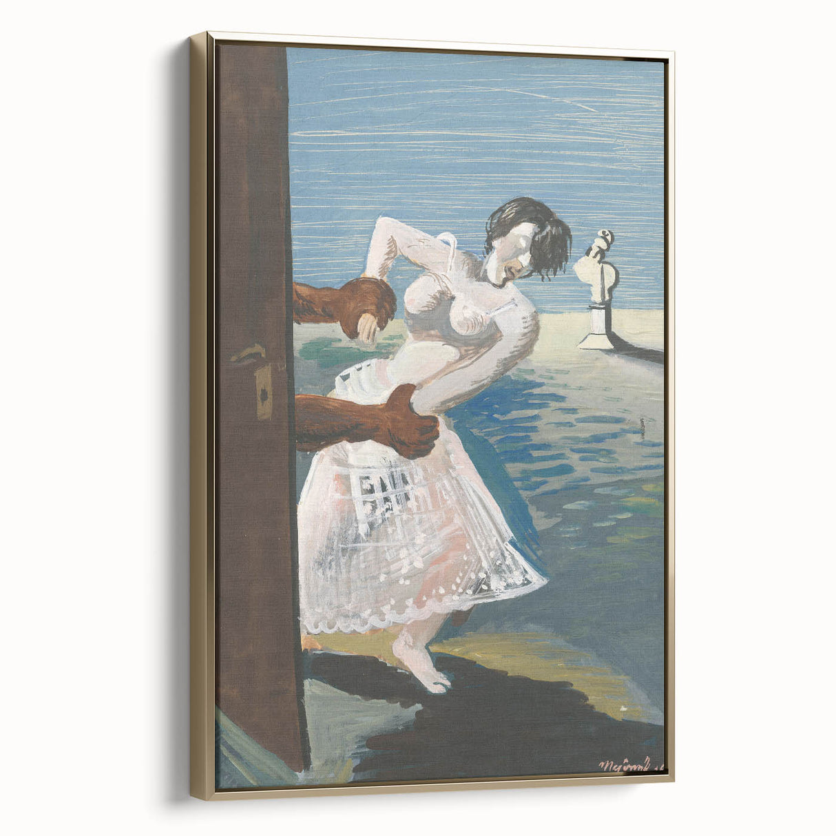 Modern Wall Art - Embrace by Cyprián Majerník in Surrealist Style