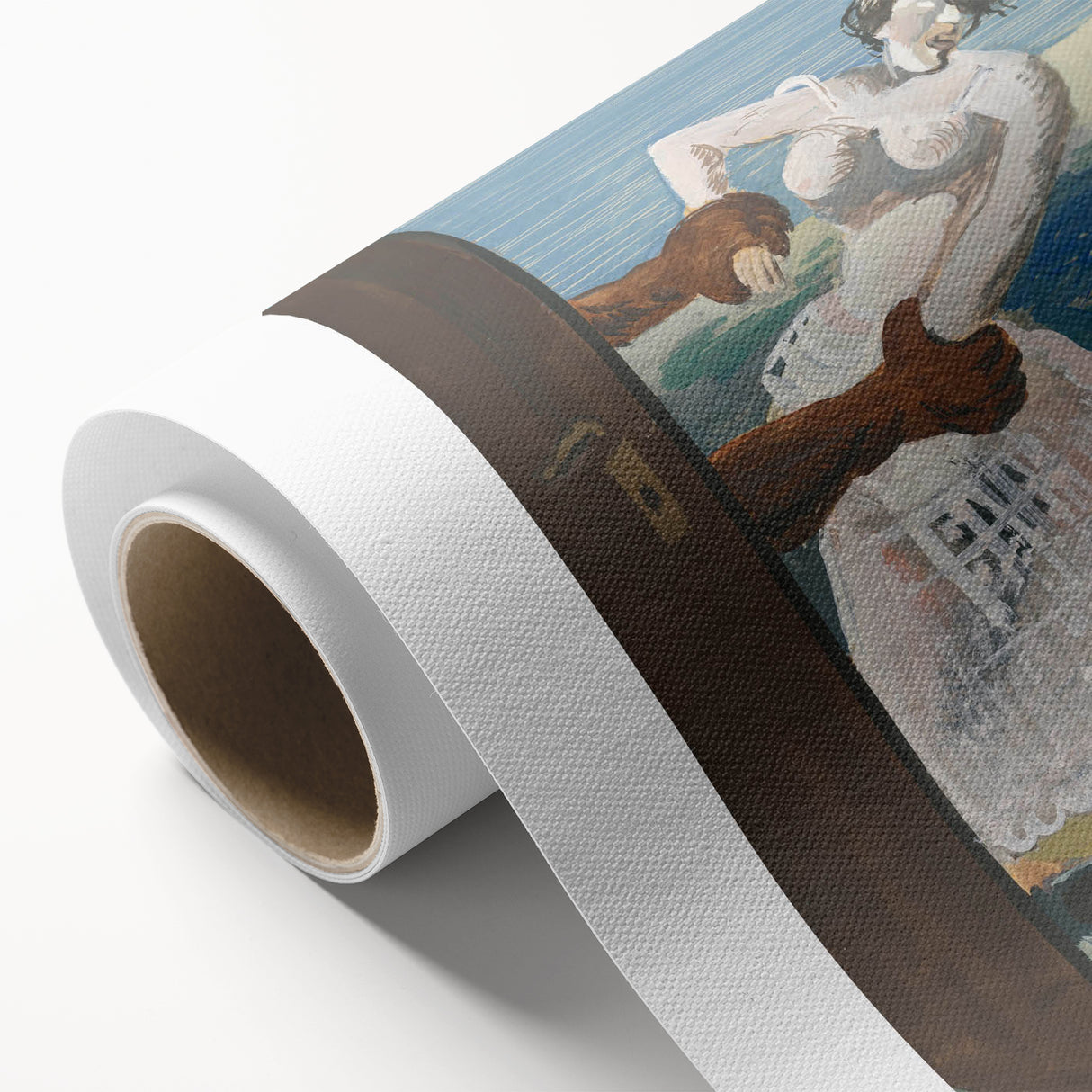 Modern Wall Art - Embrace by Cyprián Majerník in Surrealist Style