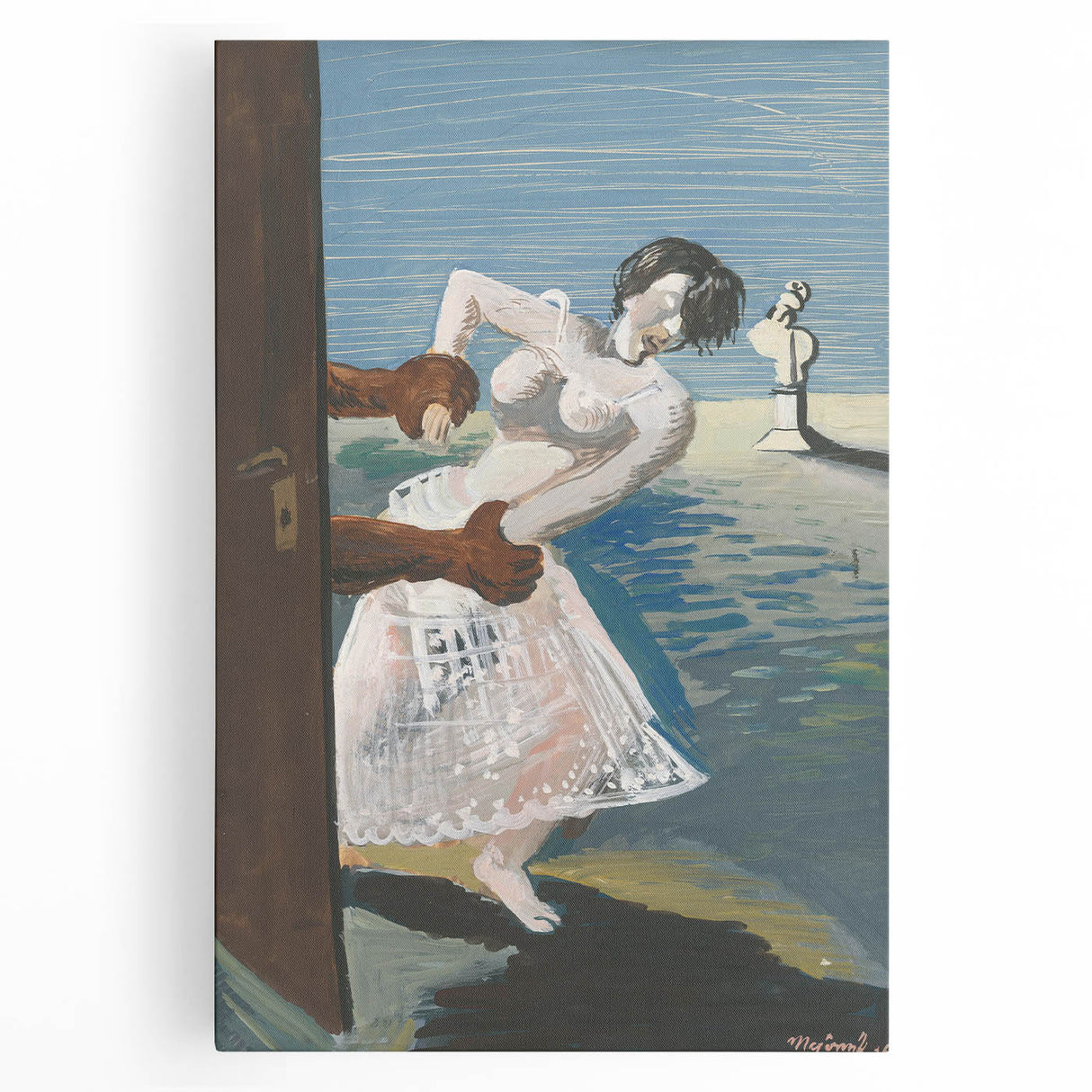 Modern Wall Art - Embrace by Cyprián Majerník in Surrealist Style