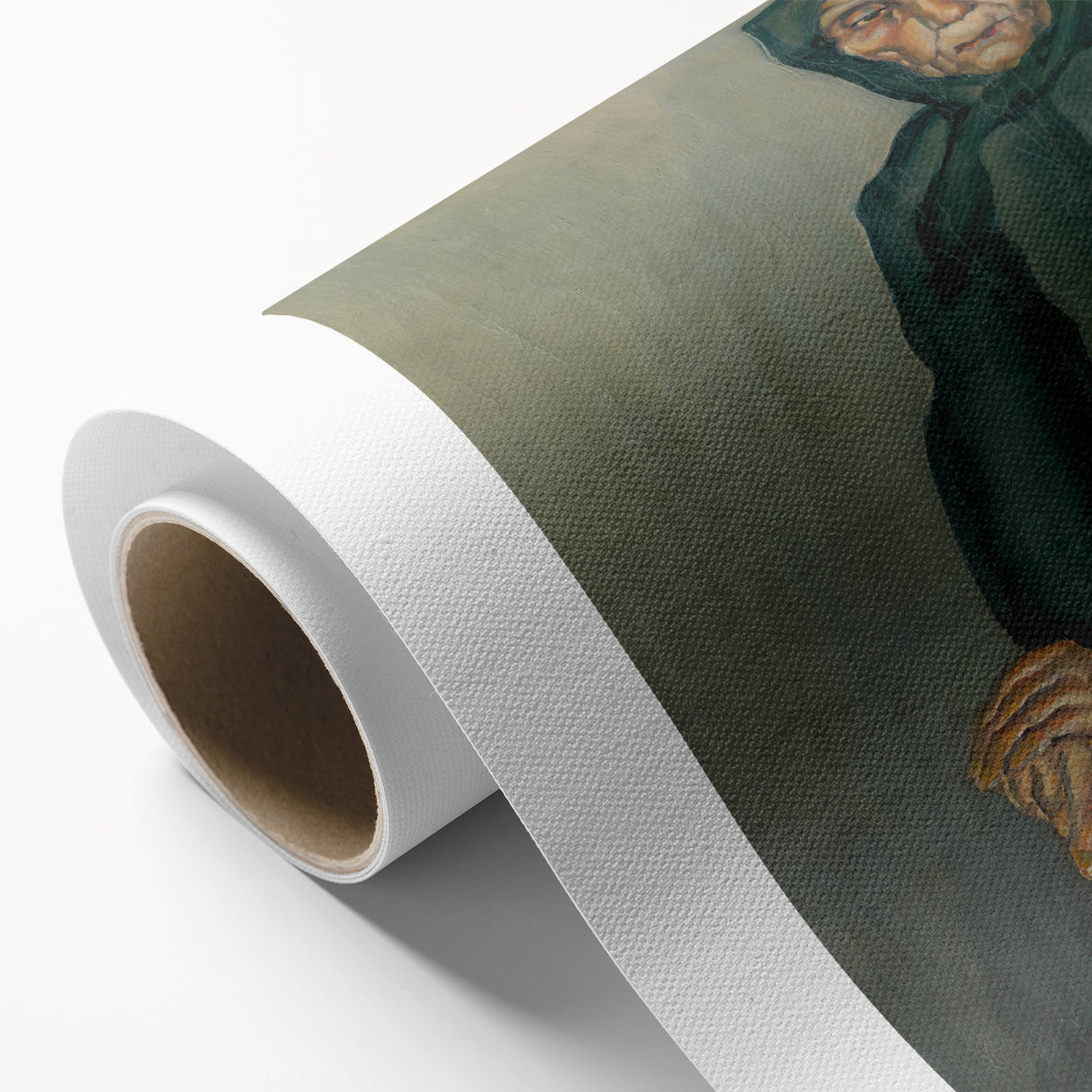 Modern Wall Art - Old Age by Konštantín Bauer in Subdued Greens