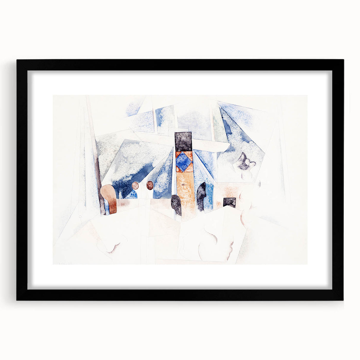 Bermuda Landscape No. 1 - Abstract Modern Art by Charles Demuth