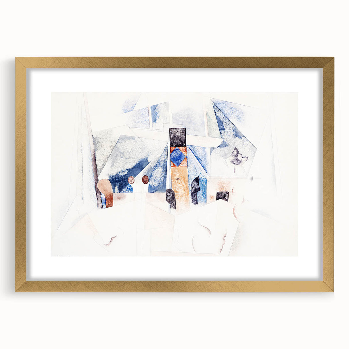 Bermuda Landscape No. 1 - Abstract Modern Art by Charles Demuth