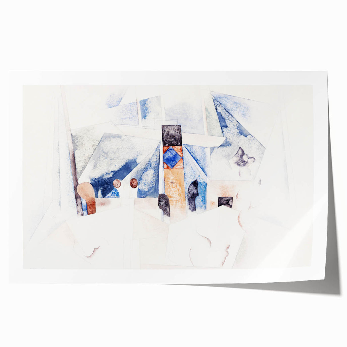 Bermuda Landscape No. 1 - Abstract Modern Art by Charles Demuth