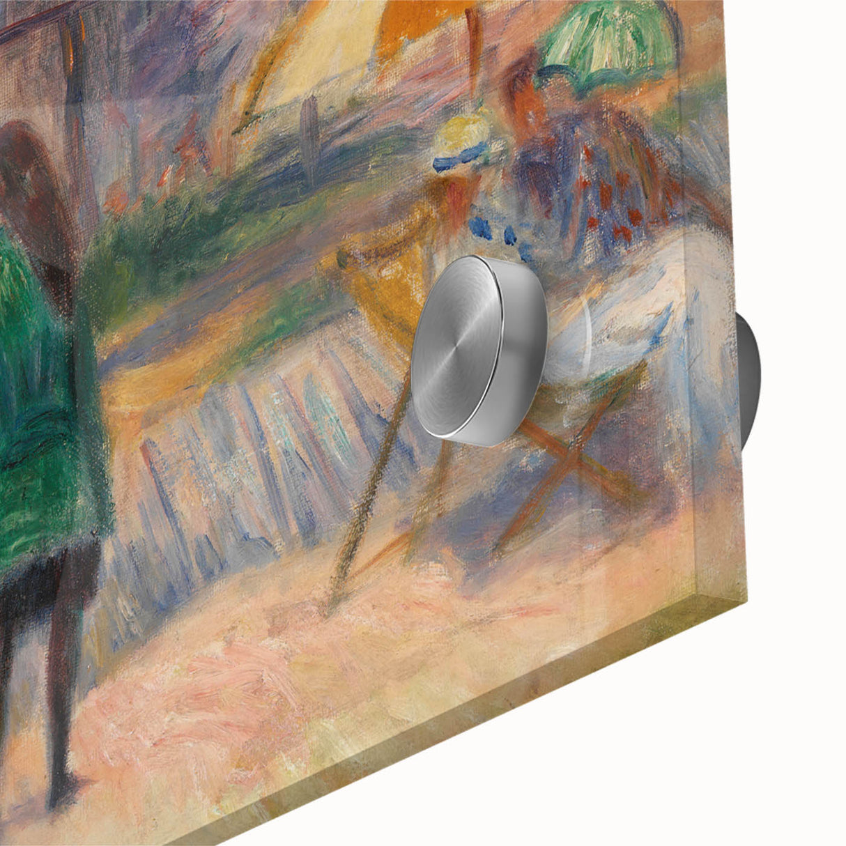 Beach with Figures, Bellport - Impressionist Art by William Glackens