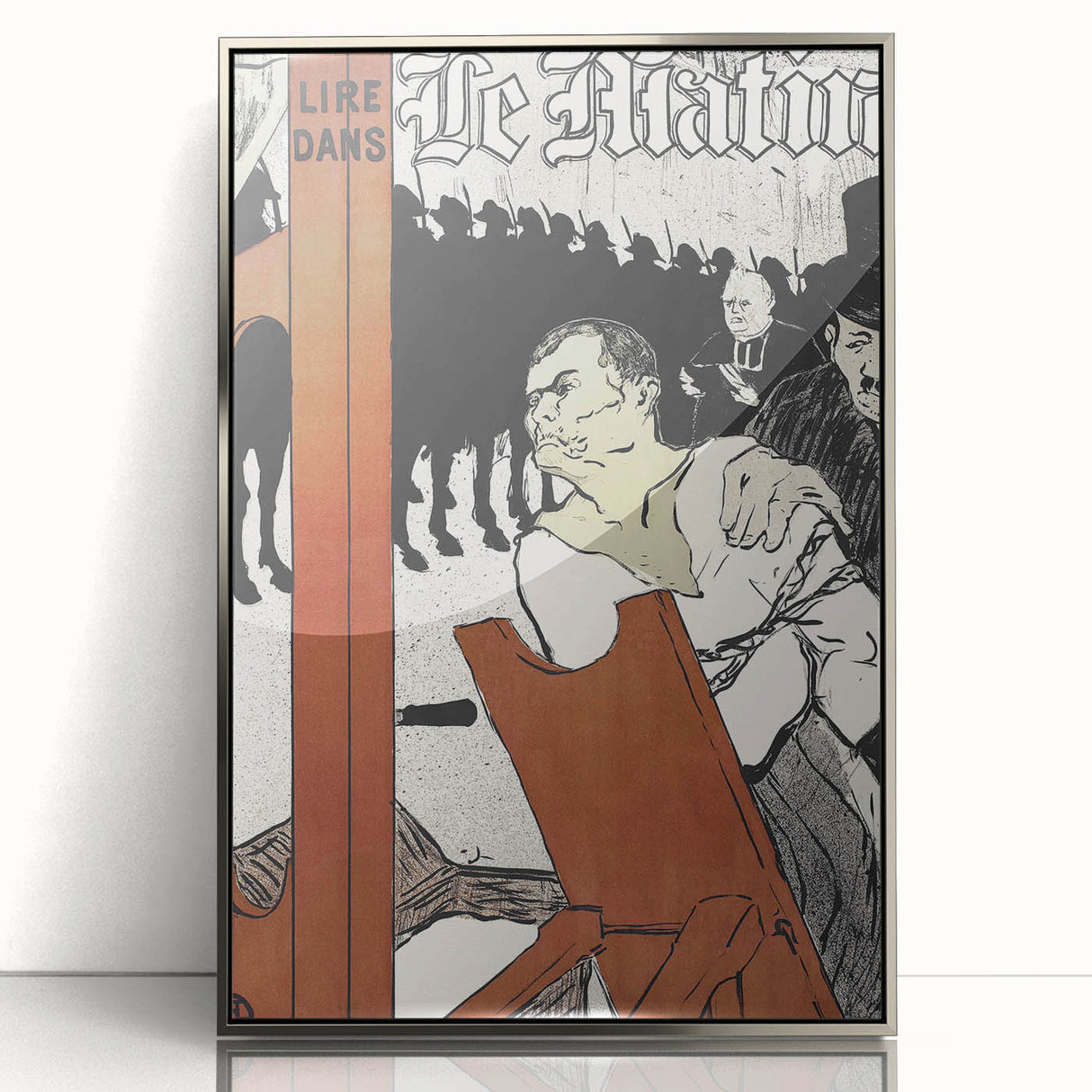 Bold Wall Art - Au Pied de l’Échafaud by Henri de Toulouse-Lautrec