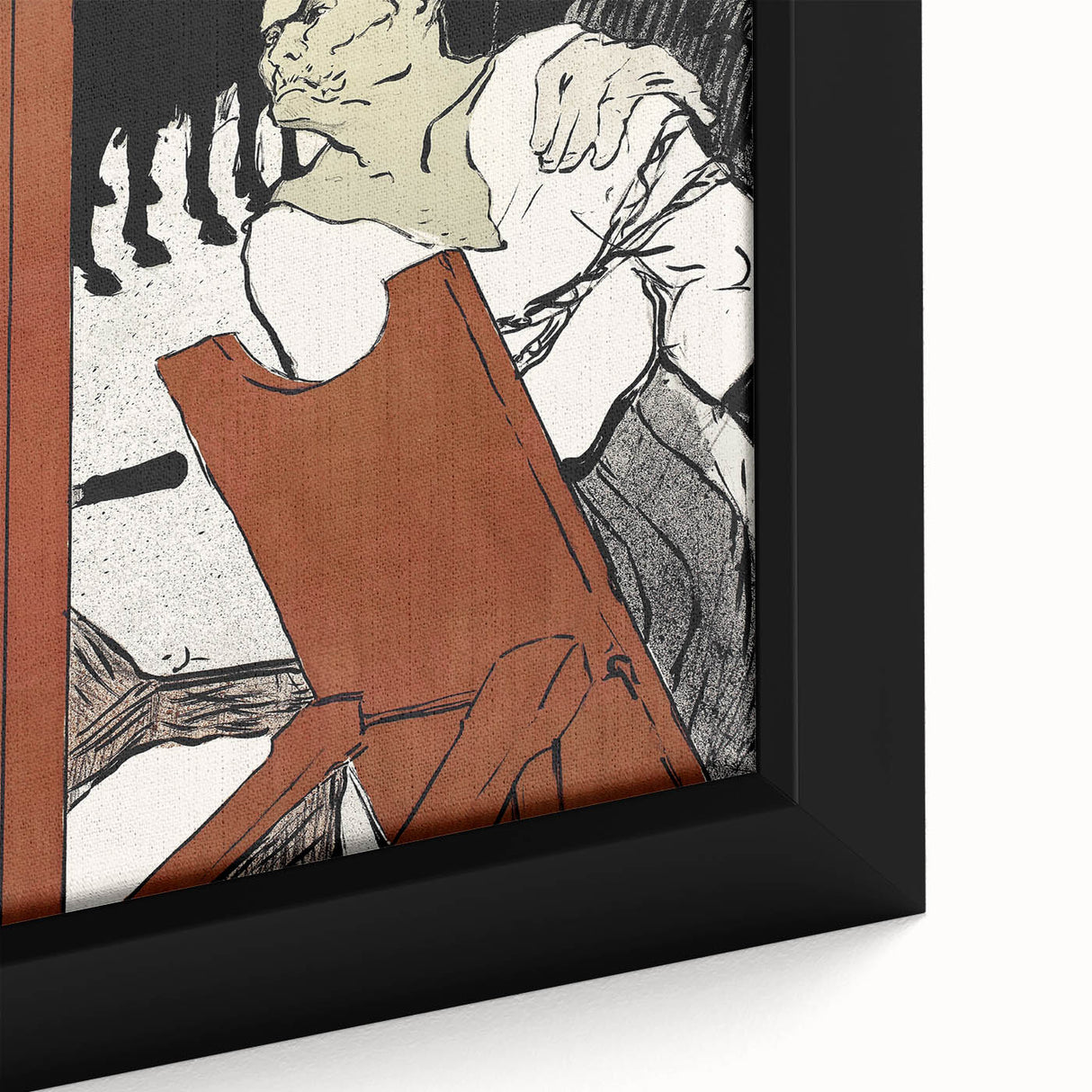 Bold Wall Art - Au Pied de l’Échafaud by Henri de Toulouse-Lautrec