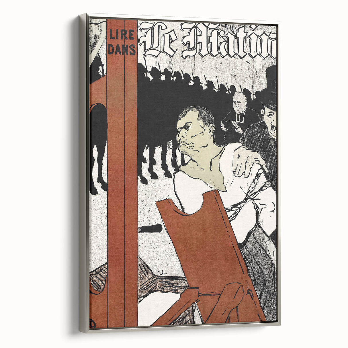 Bold Wall Art - Au Pied de l’Échafaud by Henri de Toulouse-Lautrec