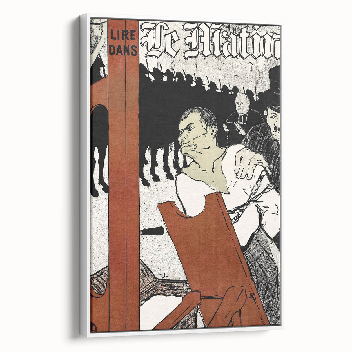 Bold Wall Art - Au Pied de l’Échafaud by Henri de Toulouse-Lautrec