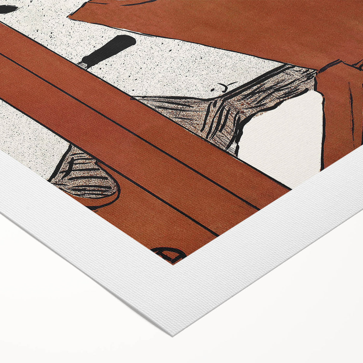 Bold Wall Art - Au Pied de l’Échafaud by Henri de Toulouse-Lautrec