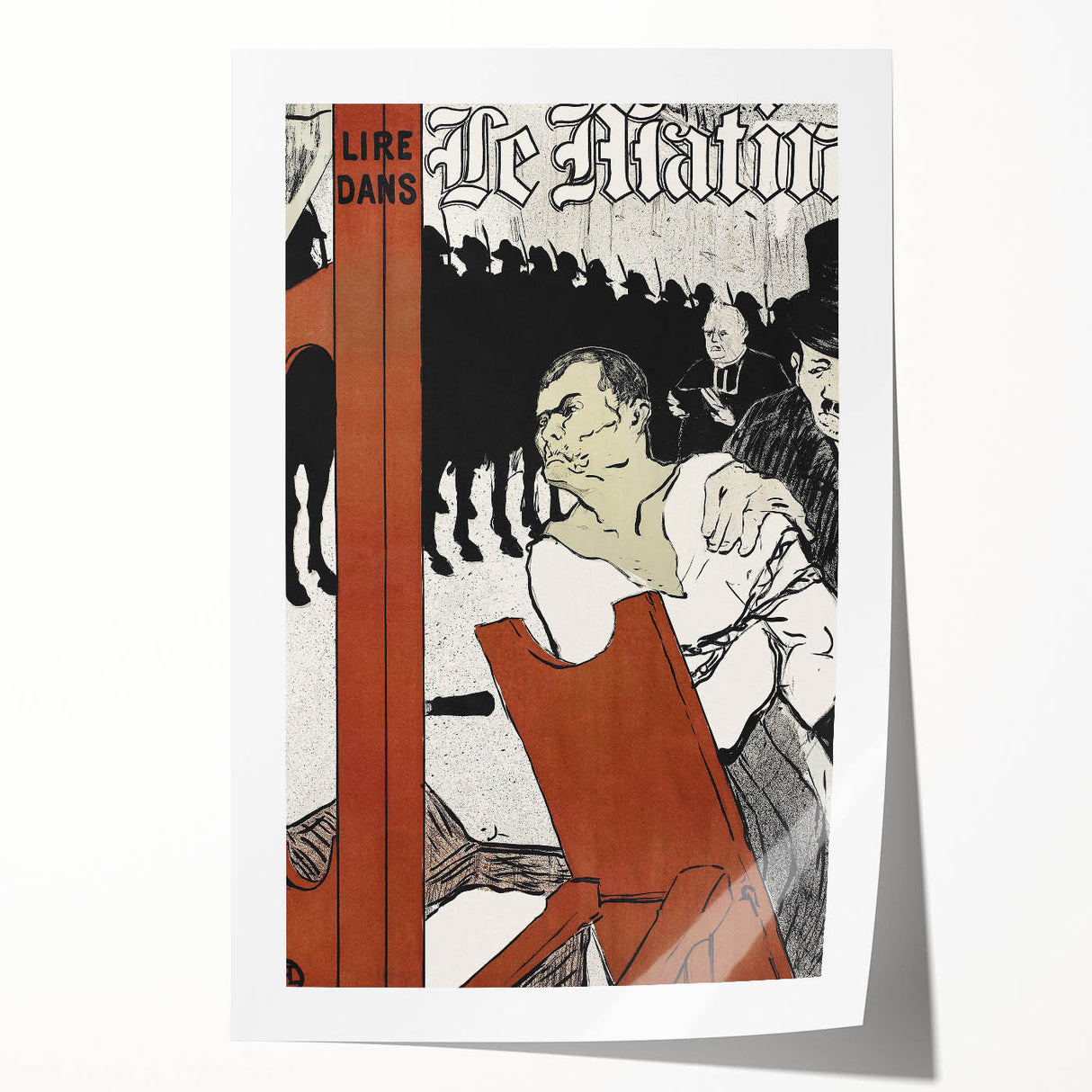 Bold Wall Art - Au Pied de l’Échafaud by Henri de Toulouse-Lautrec