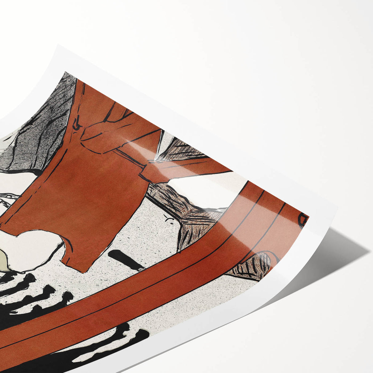 Bold Wall Art - Au Pied de l’Échafaud by Henri de Toulouse-Lautrec