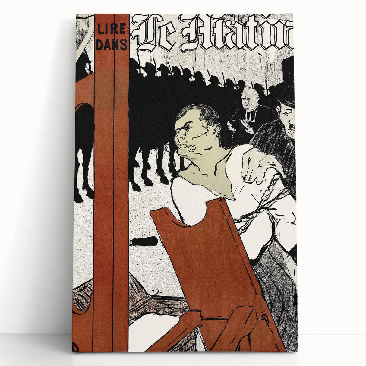 Bold Wall Art - Au Pied de l’Échafaud by Henri de Toulouse-Lautrec