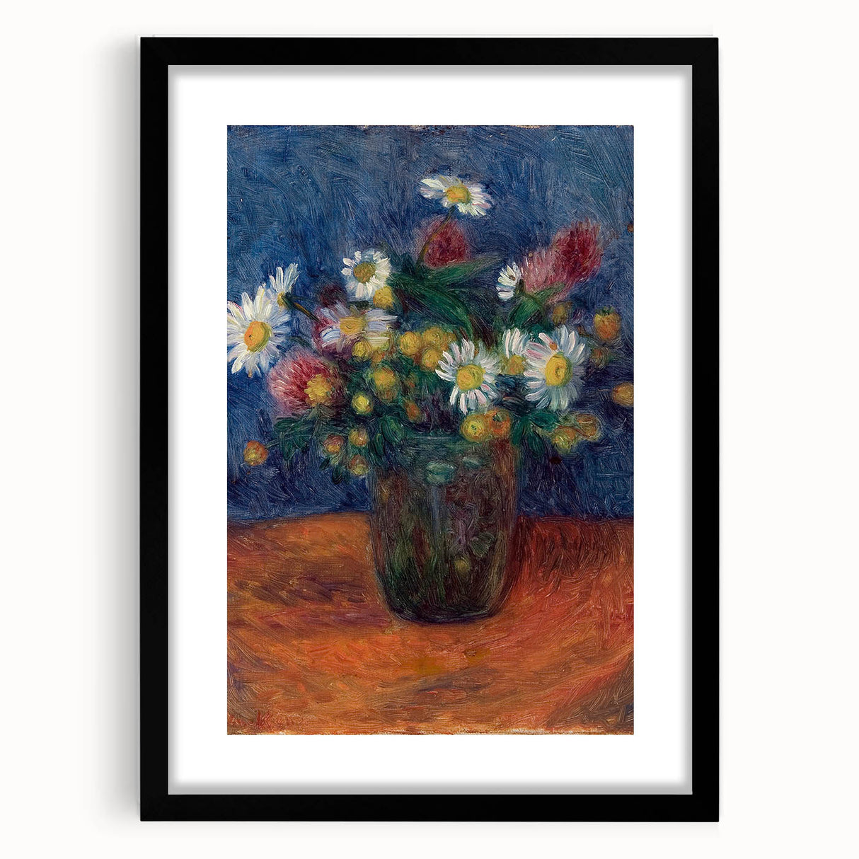 Flowers" by William James Glackens - Vibrant Floral Still Life Art