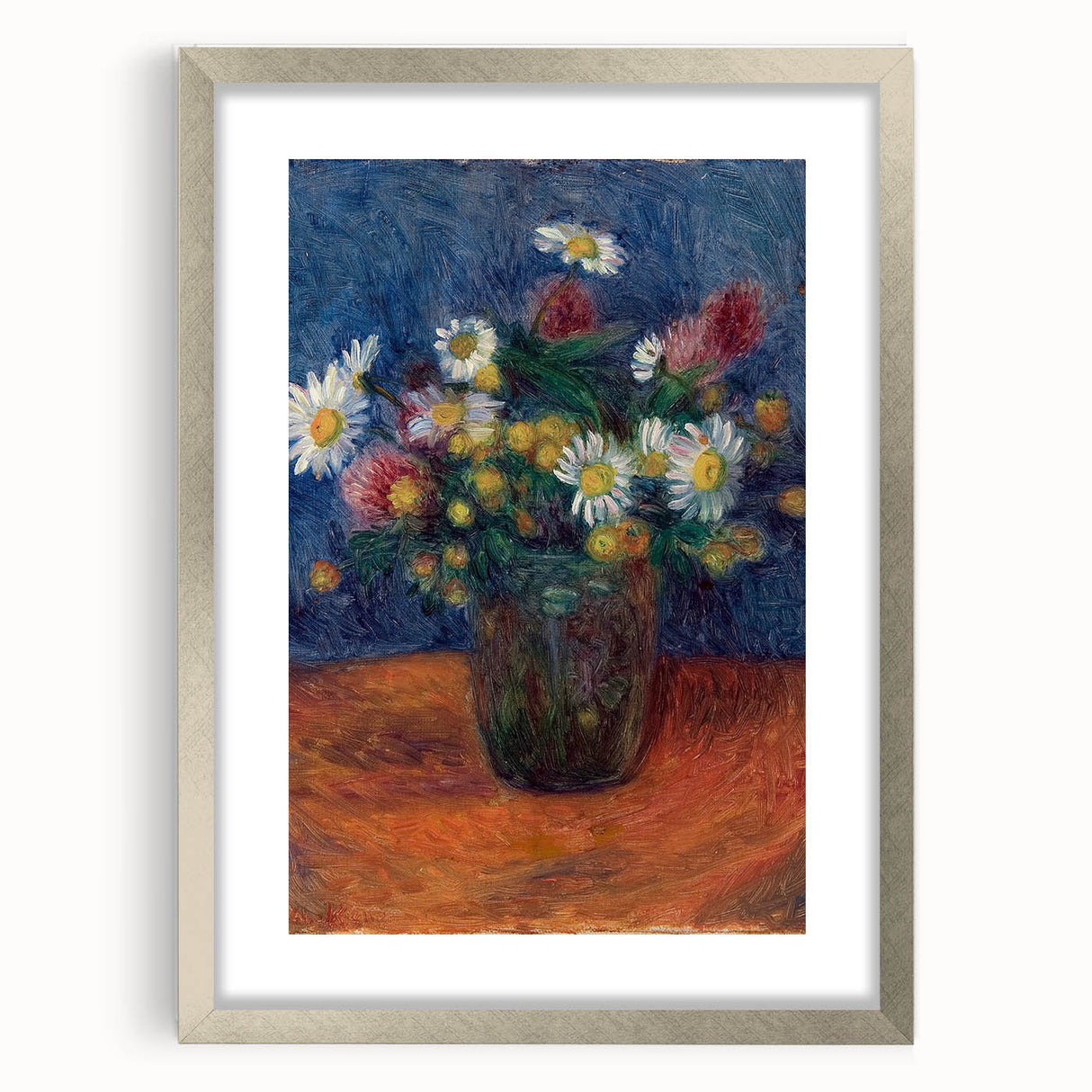 Flowers" by William James Glackens - Vibrant Floral Still Life Art