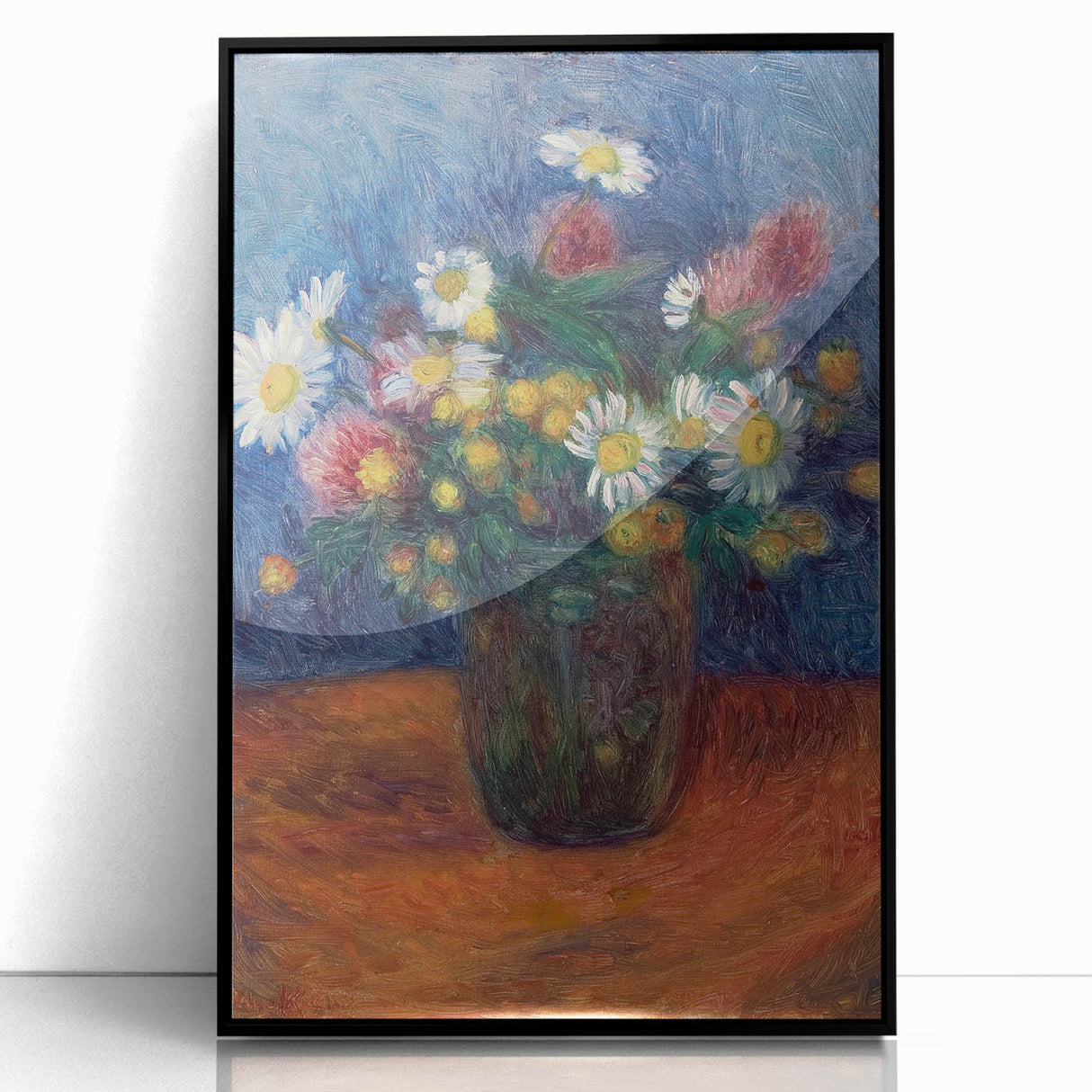 Flowers" by William James Glackens - Vibrant Floral Still Life Art