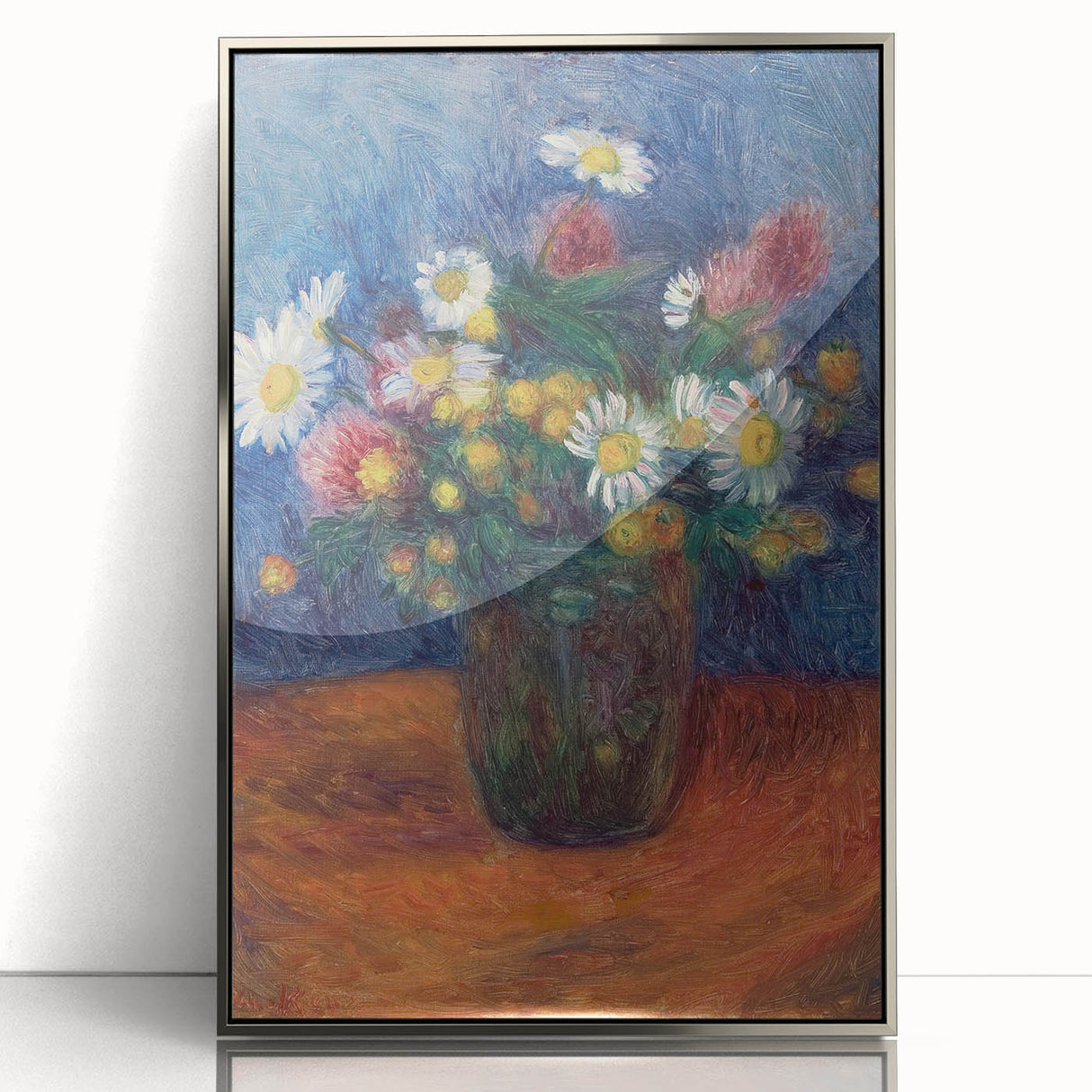 Flowers" by William James Glackens - Vibrant Floral Still Life Art