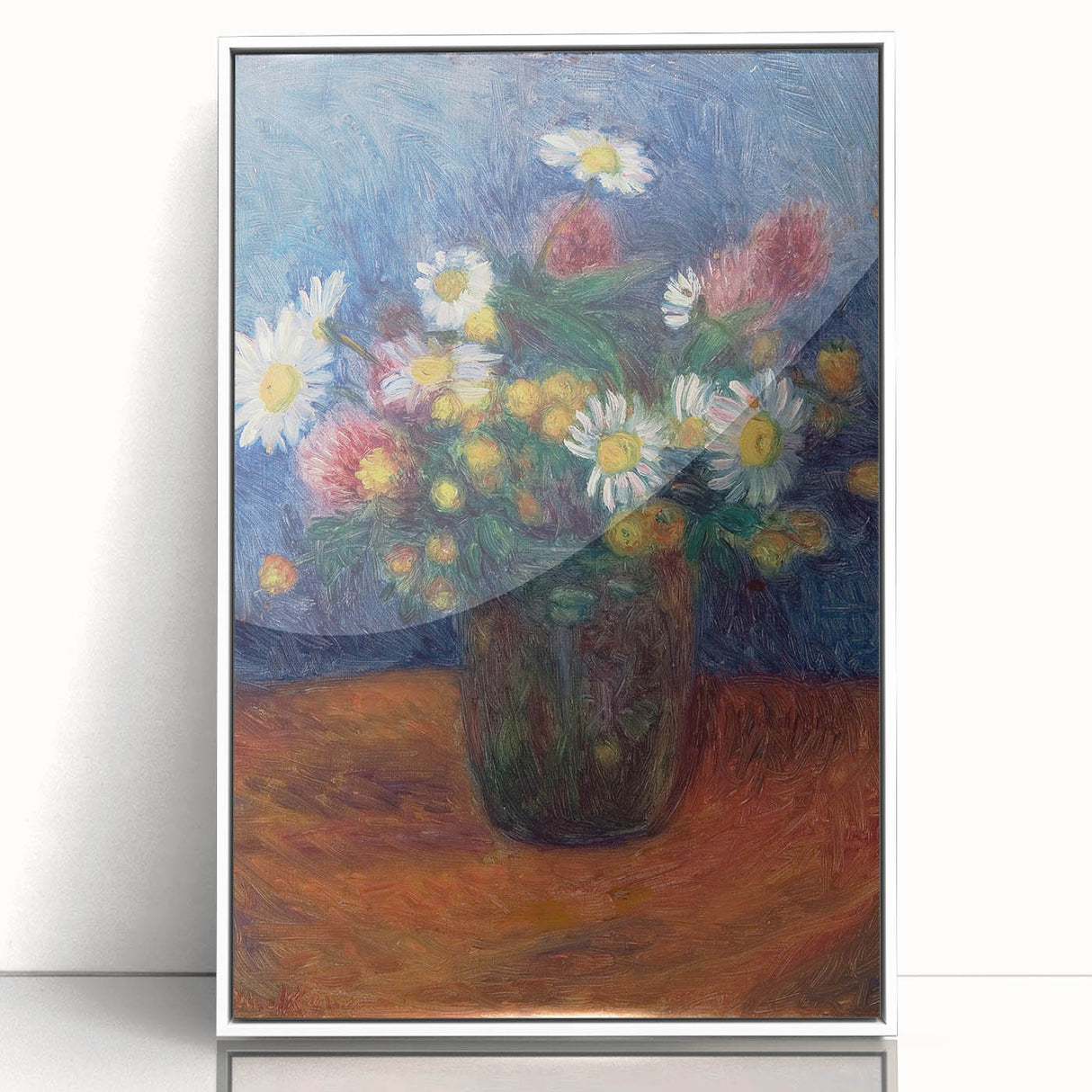 Flowers" by William James Glackens - Vibrant Floral Still Life Art