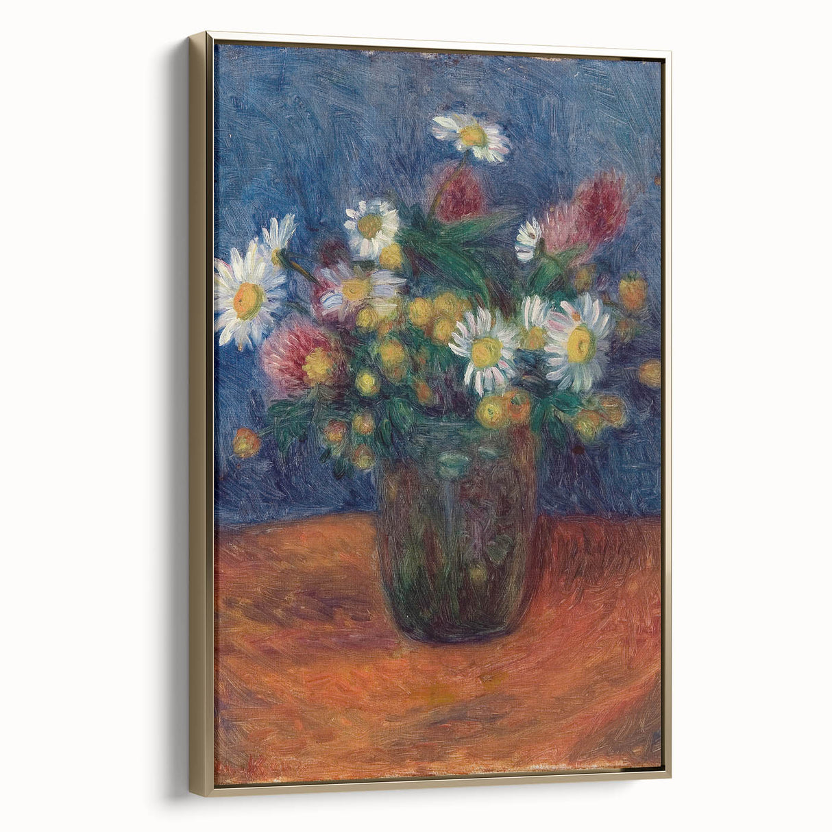 Flowers" by William James Glackens - Vibrant Floral Still Life Art