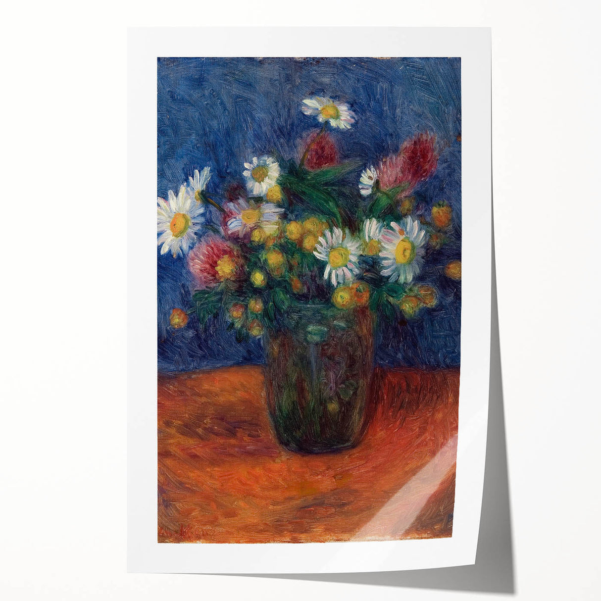 Flowers" by William James Glackens - Vibrant Floral Still Life Art
