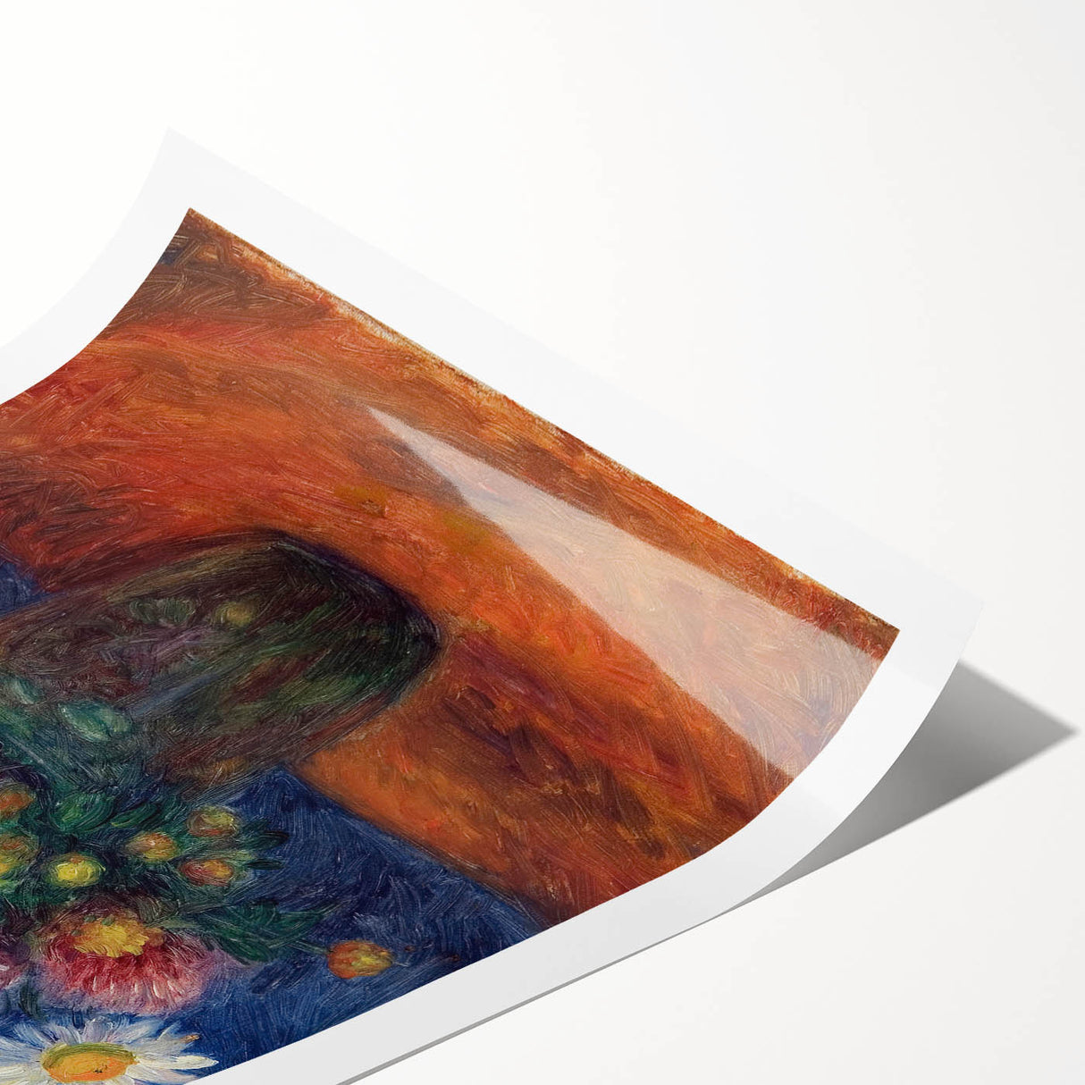 Flowers" by William James Glackens - Vibrant Floral Still Life Art