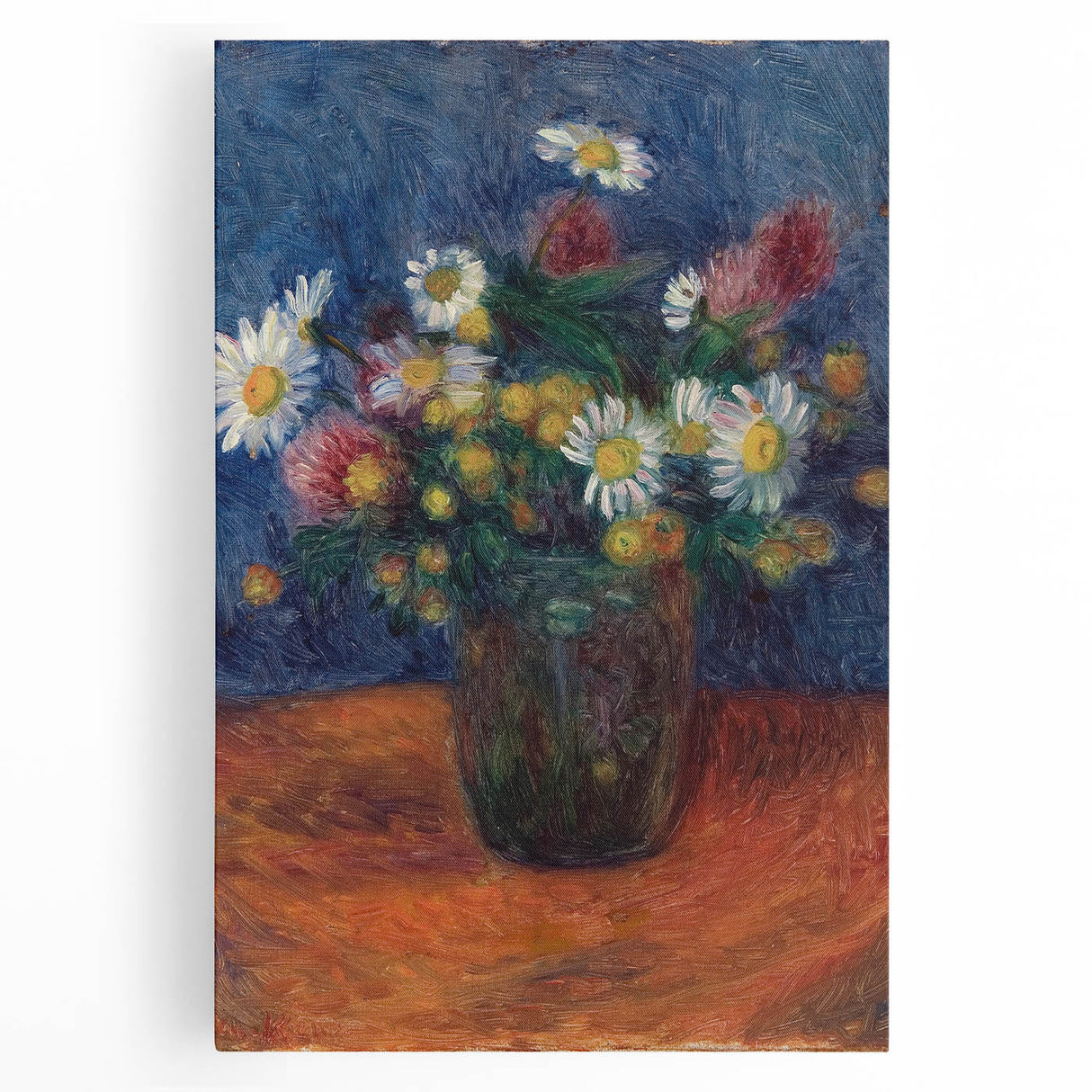 Flowers" by William James Glackens - Vibrant Floral Still Life Art