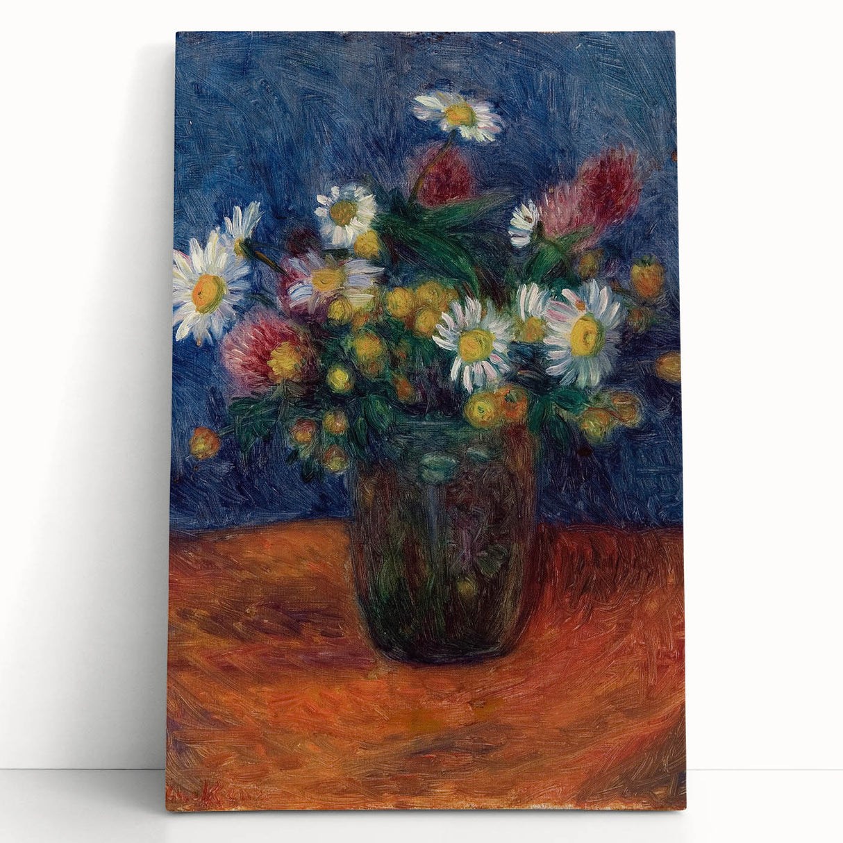 Flowers" by William James Glackens - Vibrant Floral Still Life Art