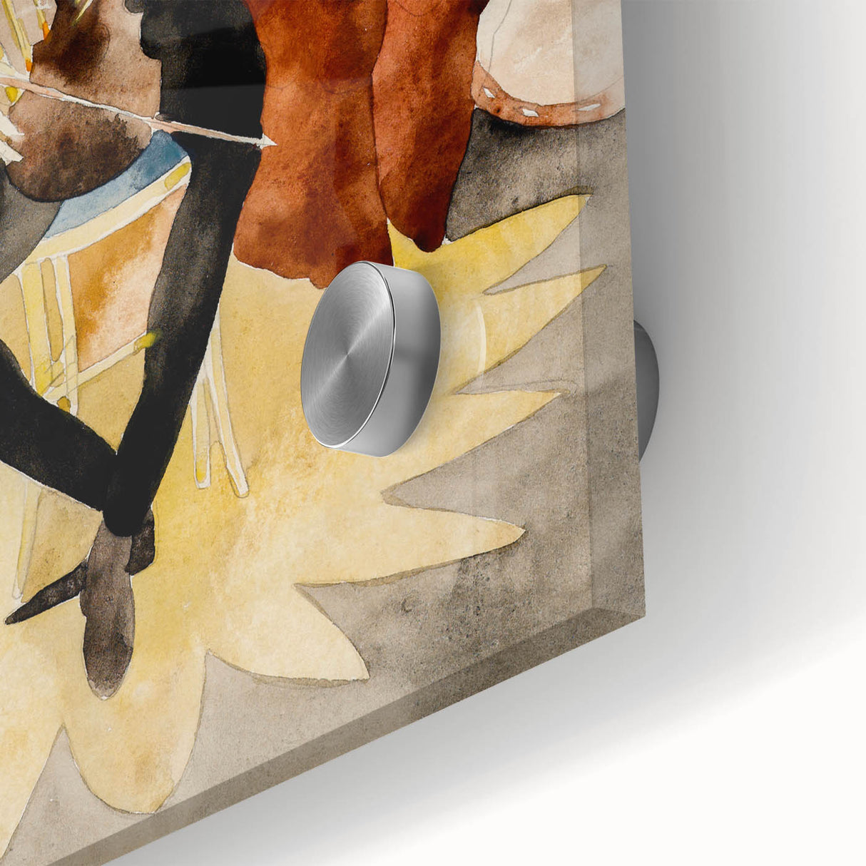 Modern Musician Wall Art - Abstract Contemporary Art Print 1918