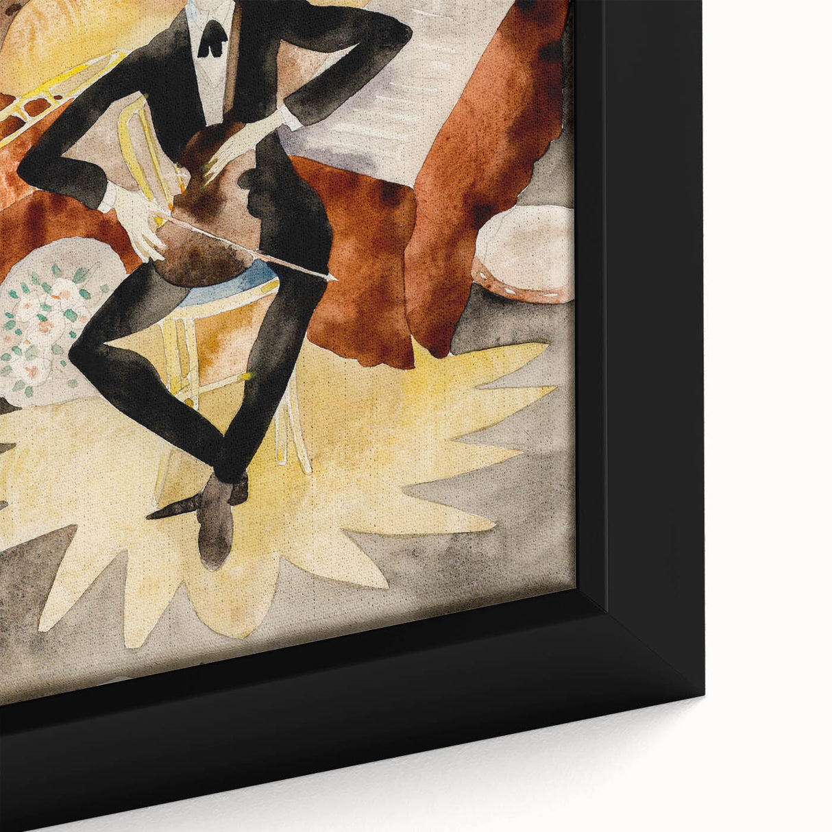 Modern Musician Wall Art - Abstract Contemporary Art Print 1918