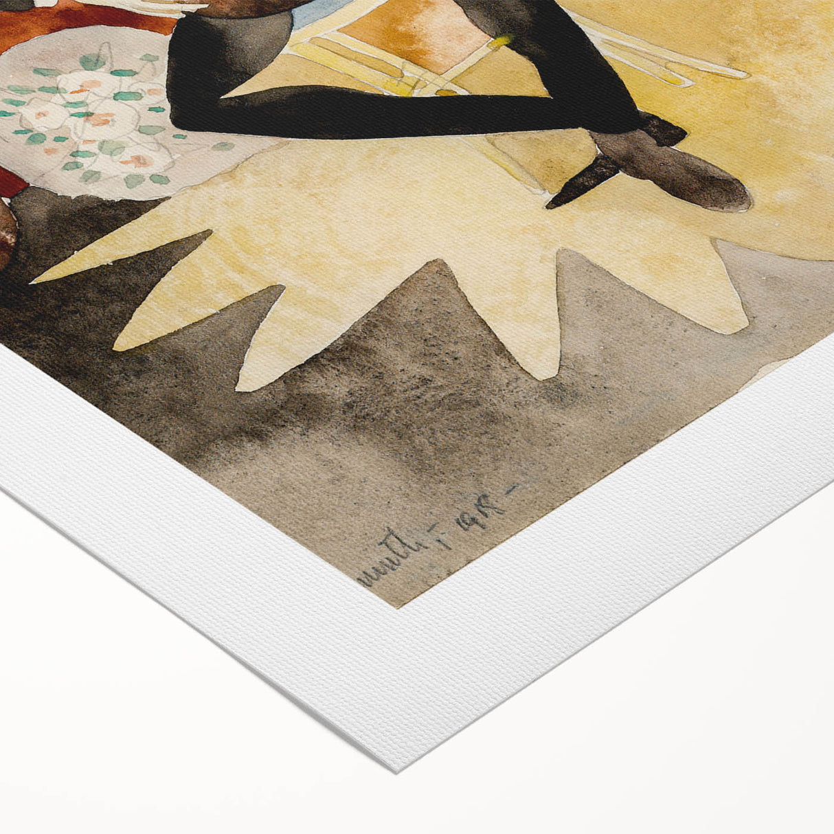 Modern Musician Wall Art - Abstract Contemporary Art Print 1918