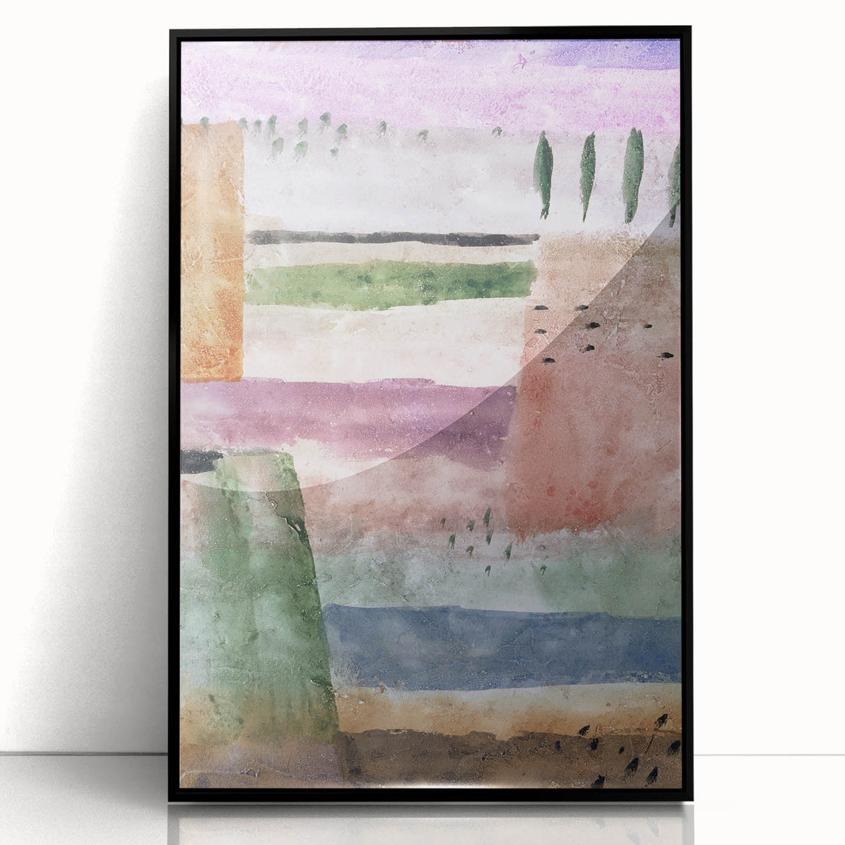 Modern Landscape Wall Art - Abstract Contemporary Poplar Design Print