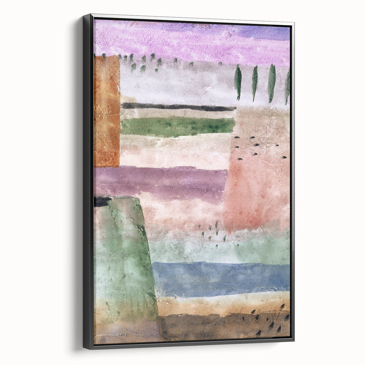 Modern Landscape Wall Art - Abstract Contemporary Poplar Design Print
