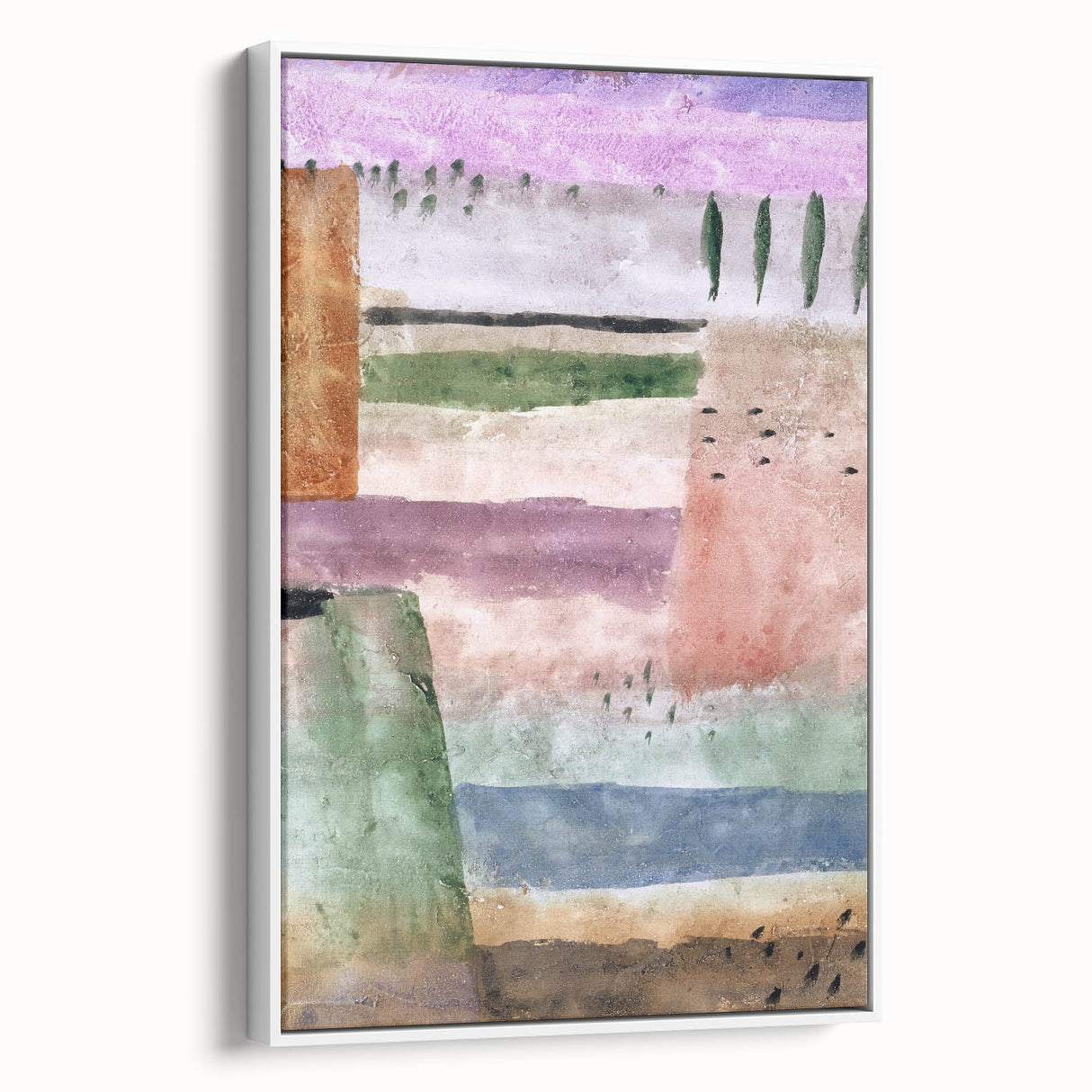 Modern Landscape Wall Art - Abstract Contemporary Poplar Design Print