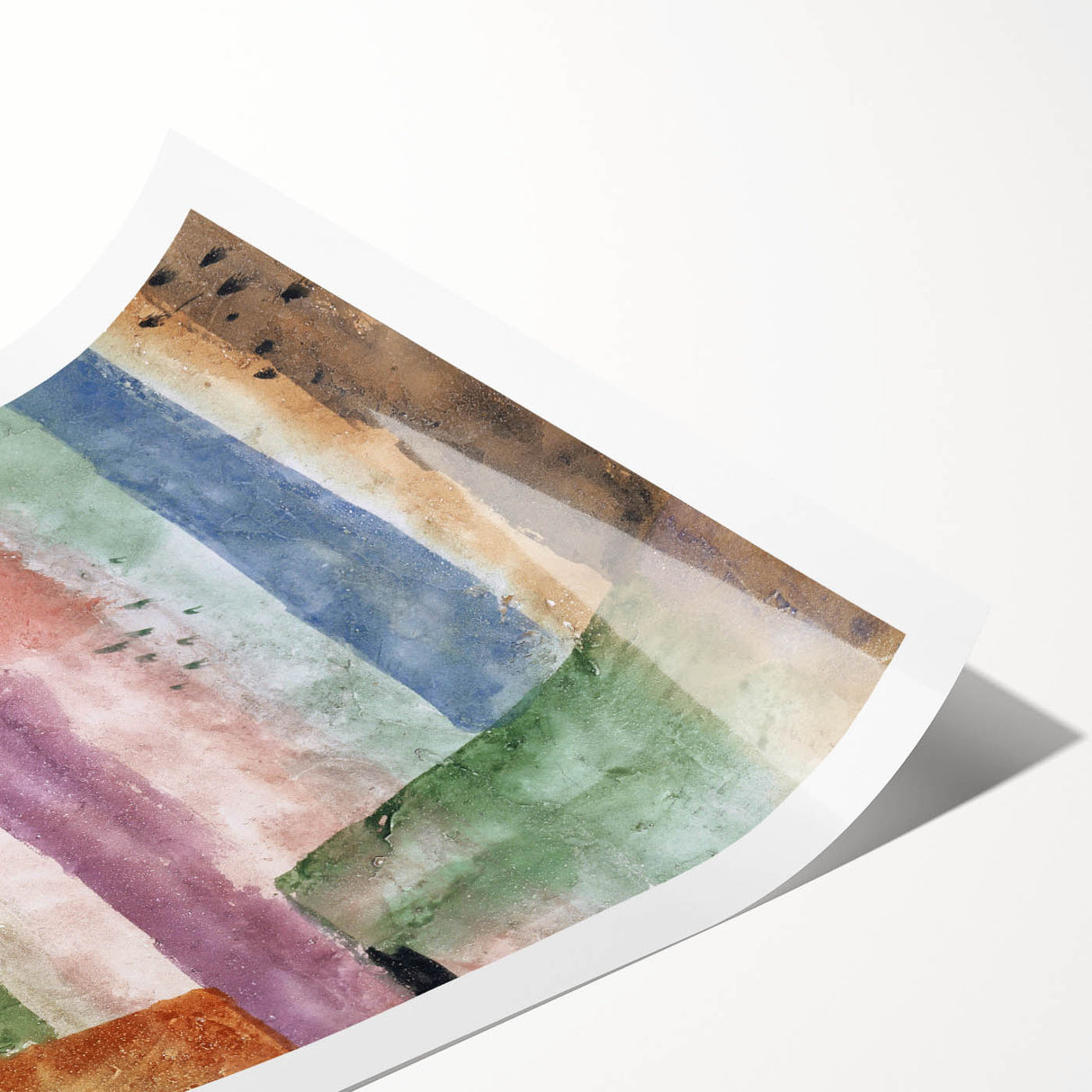 Modern Landscape Wall Art - Abstract Contemporary Poplar Design Print