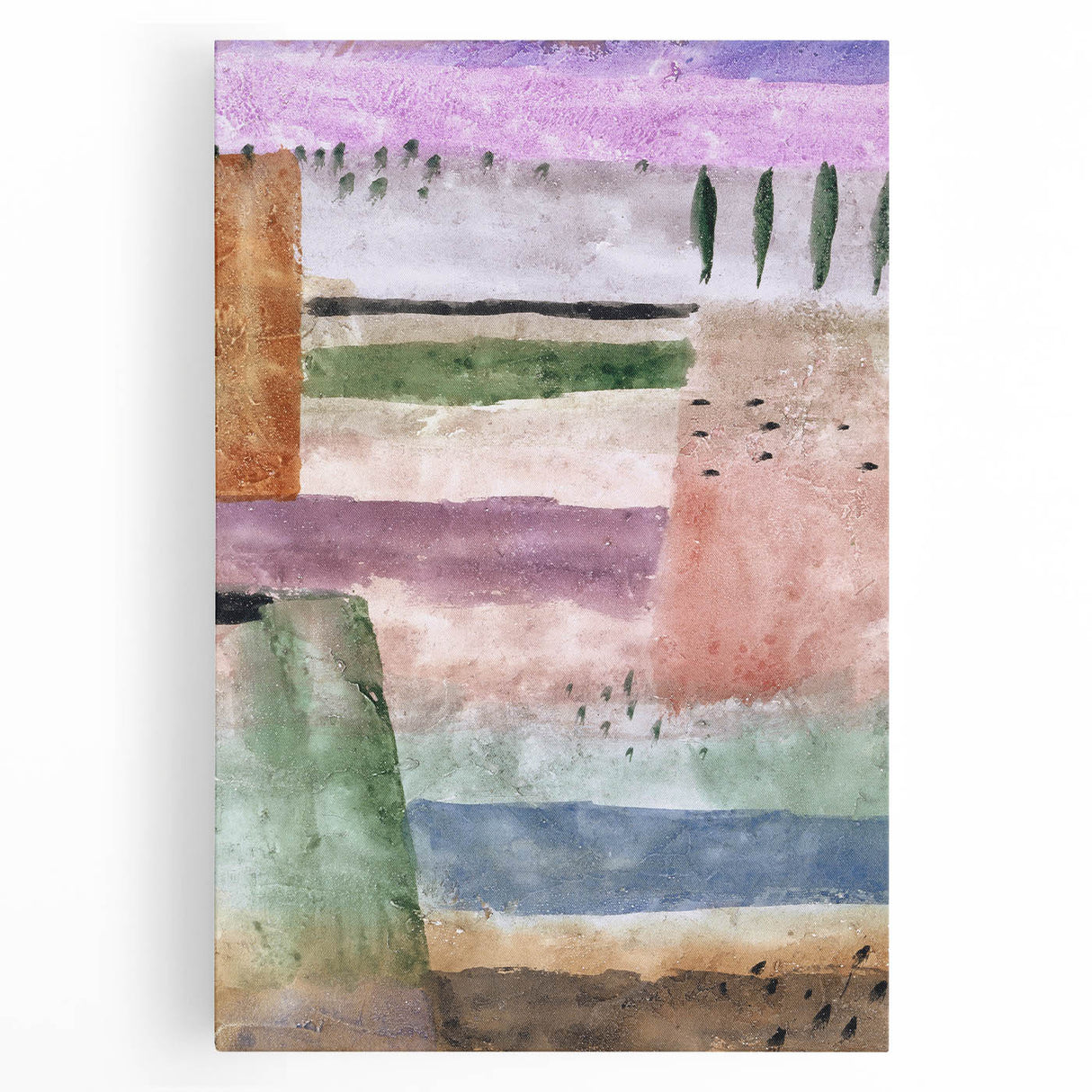 Modern Landscape Wall Art - Abstract Contemporary Poplar Design Print